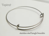 5pcs/lot Stainless Steel Cuff Bracelet DIY Jewelry Making