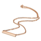 Stainless Steel Blank Bar Necklaces 5pcs