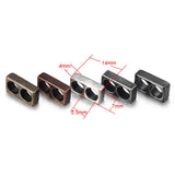 5pcs Stainless Steel Double Hole 5mm Spacer Beads for DIY Jewelry Making