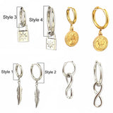 5pcs Stainless Steel Ear Hoop Earring Hooks French Earrings DIY Jewelry Making