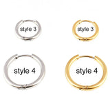 5pcs Stainless Steel Ear Hoop Earring Hooks French Earrings DIY Jewelry Making