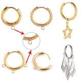 5pcs Stainless Steel Ear Hoop Earring Hooks French Earrings DIY Jewelry Making