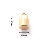 5pcs Stainless Steel Key Charms Couple Love Pendants Diy Jewelry Makings