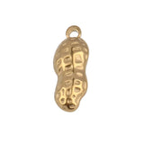 5pcs Stainless Steel Peanut Charms Geometric DIY Jewelry Pendants