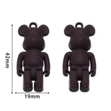 3D Bear Charms Candy Color Pendant DIY Jewelry Making