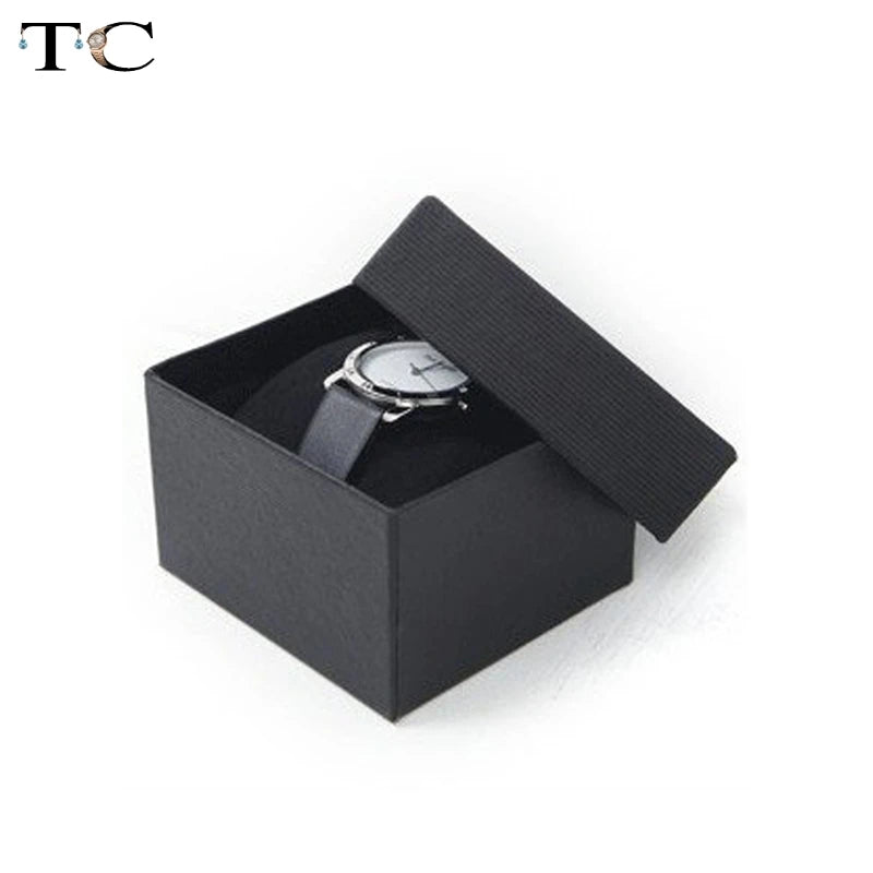 5pcs/lot Watch boxes Paper Watch packing Boxes with pillows inside