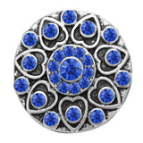 5pcs Rhinestone 18mm Snap Buttons for Snap Bracelet Bangle