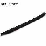 5pcs 13x6.2x180mm Braided Leather Rope Brown Cord DIY Bracelet Jewelry