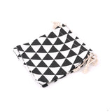 5pcs Linen Drawstring Gift Bags 14*16cm Cotton Pouches