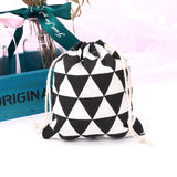 5pcs Linen Drawstring Gift Bags 14*16cm Cotton Pouches