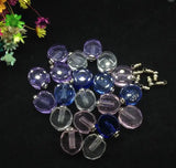 5pcs Mixed Small Heart Glass Vial Pendant DIY Jewelry Findings
