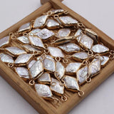 5pcs Baroque Pearl Charms For DIY Jewelry