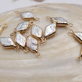 5pcs Baroque Pearl Charms For DIY Jewelry