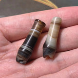 5pcs Natural Old Winding Striped Eyes Agate Beads Unique Accessories Jewelry