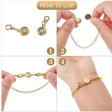 5pcs Magnetic Jewelry Clasps Silver Tone Rose Bracelet Necklace Clasps