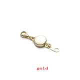 5pcs Magnetic Jewelry Clasps Silver Tone Rose Bracelet Necklace Clasps