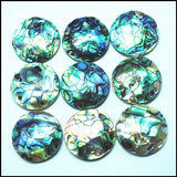 5pcs 20mm Natural Abalone Shell Beads Cabochons for Pendants Making