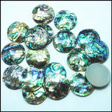 5pcs 20mm Natural Abalone Shell Beads Cabochons for Pendants Making