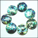 5pcs 20mm Natural Abalone Shell Beads Cabochons for Pendants Making