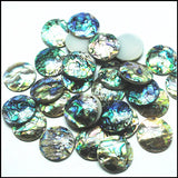 5pcs 20mm Natural Abalone Shell Beads Cabochons for Pendants Making