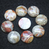 5pcs Mexico Stone Cabochons Round Shape 18mm 20mm for Women Pendants
