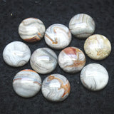 5pcs Mexico Stone Cabochons Round Shape 18mm 20mm for Women Pendants