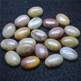 5pcs Oval Shape Natural Hot Stone Cabochons 18x25mm for Women Pendants