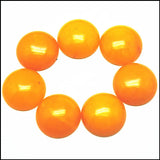 5pcs Yellow Stone Cabochons Gem CABS Round Teardrop Shape 12mm 14mm 16mm