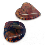 5pcs Amber Stone Beads Natural Semi-precious DIY Necklace Earrings