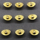 5pcs Copper Plated Fortune Spacer DIY Bracelet Making