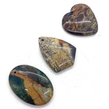 5pcs/pack Agate Pendant Set Tourmaline Reiki Healing Pendant