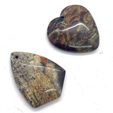 5pcs/pack Agate Pendant Set Tourmaline Reiki Healing Pendant