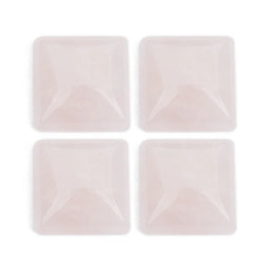 5pcs Agate Ring Surface DIY Jewelry Accessories 16mm Sandstone Square