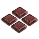 5pcs Agate Ring Surface DIY Jewelry Accessories 16mm Sandstone Square