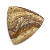 5pcs Mixed Shape Natural Stone Drawing Pendant Set for DIY Necklace