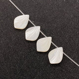 5pcs Yellow Sea Shell Loose Beads Charms 10x14mm DIY for Jewelry