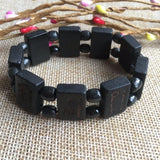 5pcs Wood Bead Bracelet with Star Signature, Rosary Bracelet