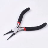 5pcs Jewelry Plier Sets with Split Ring Plier Crimping Wire Round Nose Cutter