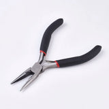 5pcs Jewelry Plier Sets with Split Ring Plier Crimping Wire Round Nose Cutter
