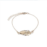 Bohemia Leaf Geometry Crystal Stone Bracelet Set for Women