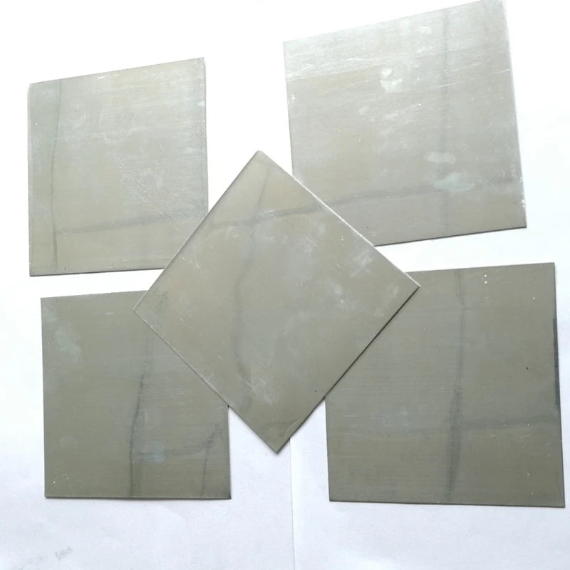 5pcs 100x100x0.5mm Zinc Zn Sheet Plate Metal Foil