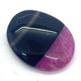 5pcs Natural Stone Agate Charms Necklace Pendant DIY Earrings Accessory