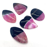 5pcs Natural Stone Agate Charms Necklace Pendant DIY Earrings Accessory