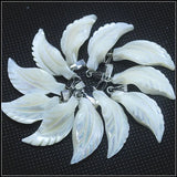5pcs Shell Pendants Seawater Beads Saltwater Shell Turtle Bird Leaf Owl Seahorse