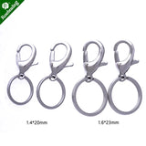 5pcs Stainless Steel Key Clasps with 20-23mm Key Ring