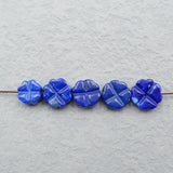 5pcs Wholesale Lapis Lazuli Hand Charms Cabochon 10x3/4mm 8x5mm 4.3g