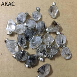 Natural Herkimer Diamond Irregular Pendant - Random Selection