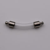 Glass Vial Pendant Wishing Bottle Clear Necklace Pendant Name On Rice Art