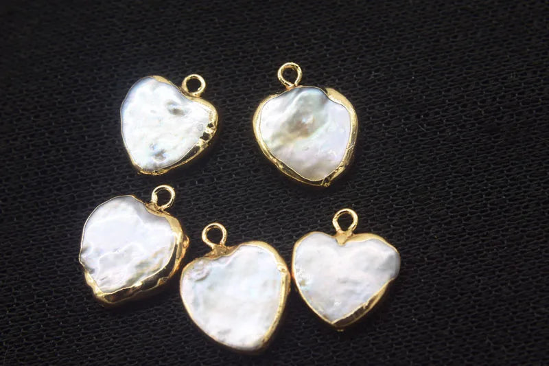 5pcs Freshwater Pearl Pendant for DIY Jewelry Making Beads