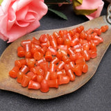 5pcs Red Agate Small Bell Shape Loose Beads 11mm for DIY Jewelry Making